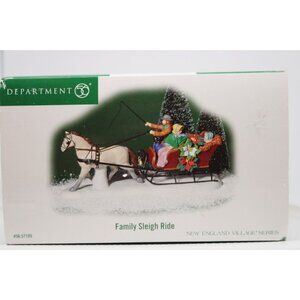 Dept 56 New England Village - Family Sleigh Ride